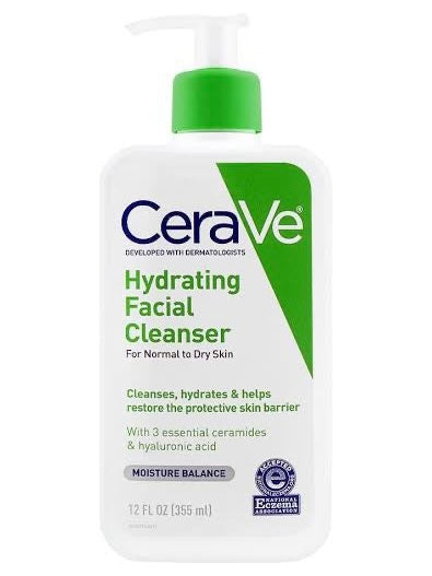 CeraVe Hydrating Facial Cleanser, Normal To Dry Skin, 237ml