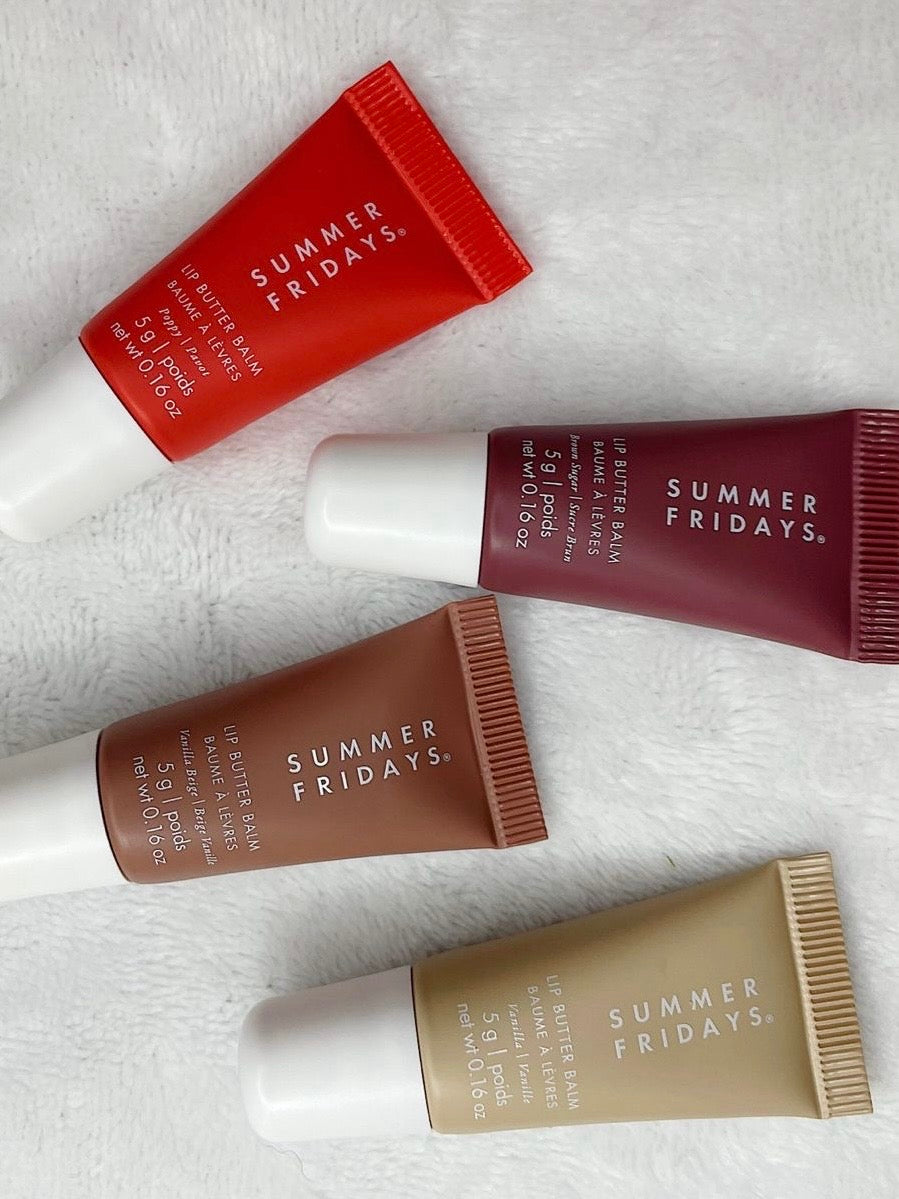 Limited Edition
Summer Fridays Mini Lip Butter Balm Set -
4-in-1