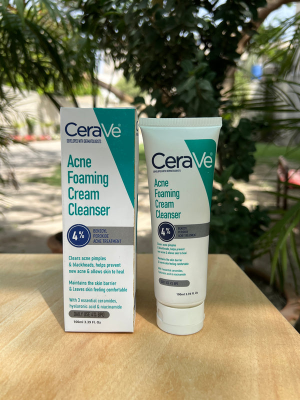 CeraVe Acne Foaming Cream Cleanser