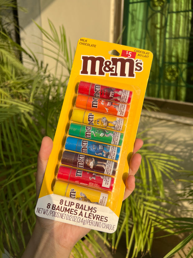 m&ms Scented Lip Balm Set