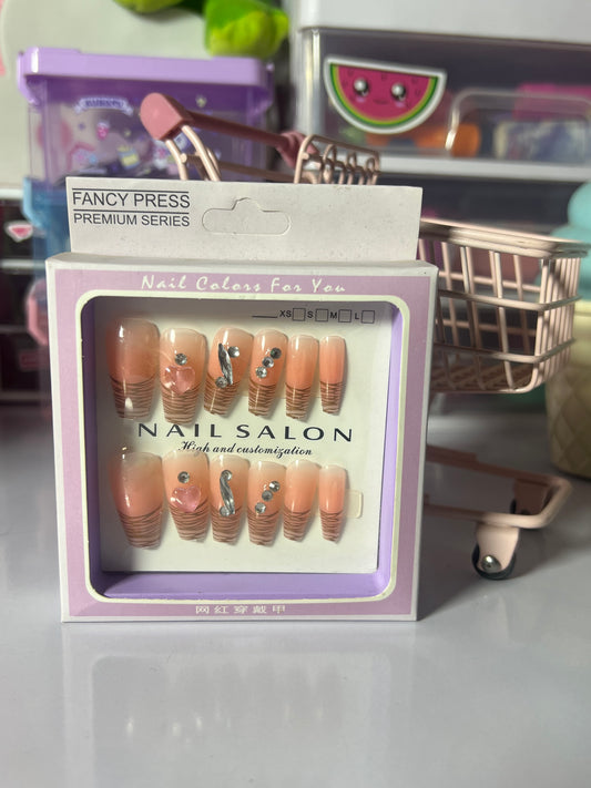 Fancy stick on Nails