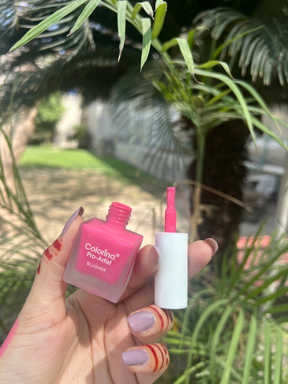 Nail paint blush