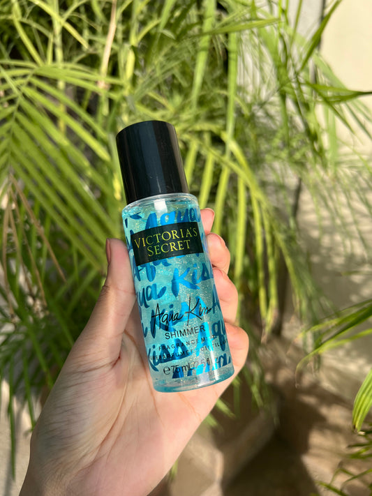 Victoria's Secret gift set mini (aqua kiss + shimmer) 75ml each