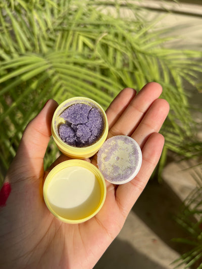 Lip scrub berry scent