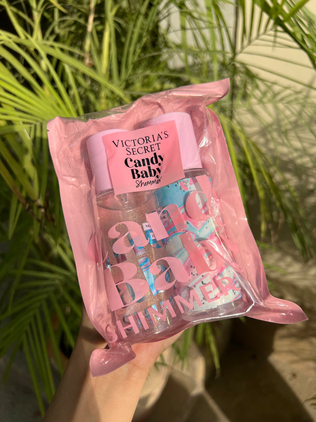 Victoria's Secret gift set mini (candy baby + shimmer)