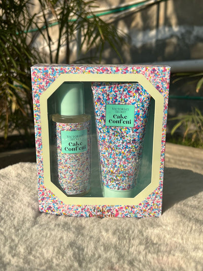 CAKE CONFETTI Victoria's Secret Mist & Lotion Duo (medium size)