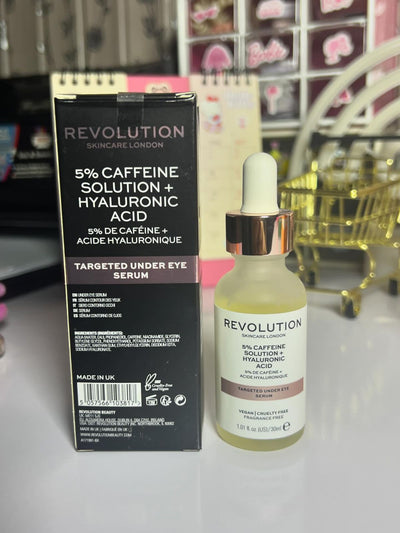 Revolution 5% Caffeine And Hyaluronic Acid Revitalising Under Eye Serum