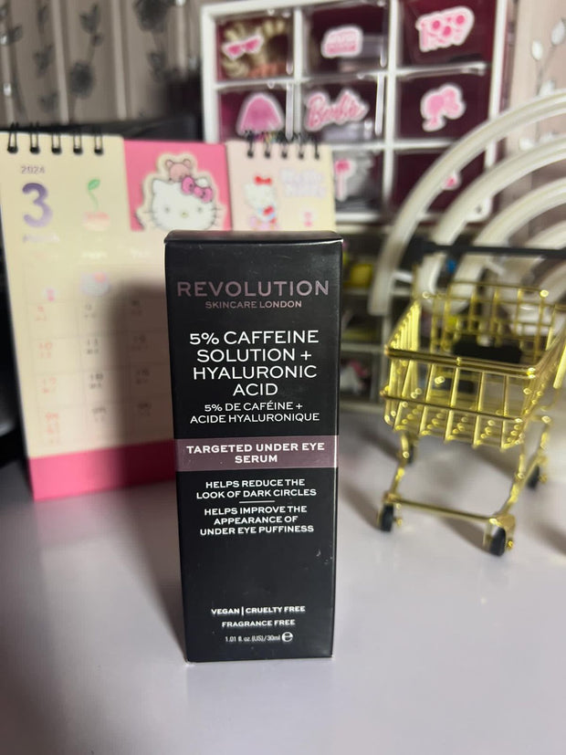 Revolution 5% Caffeine And Hyaluronic Acid Revitalising Under Eye Serum